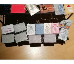 Stickserie ITH - Schokolinsen Adventskalender to go Hüllen